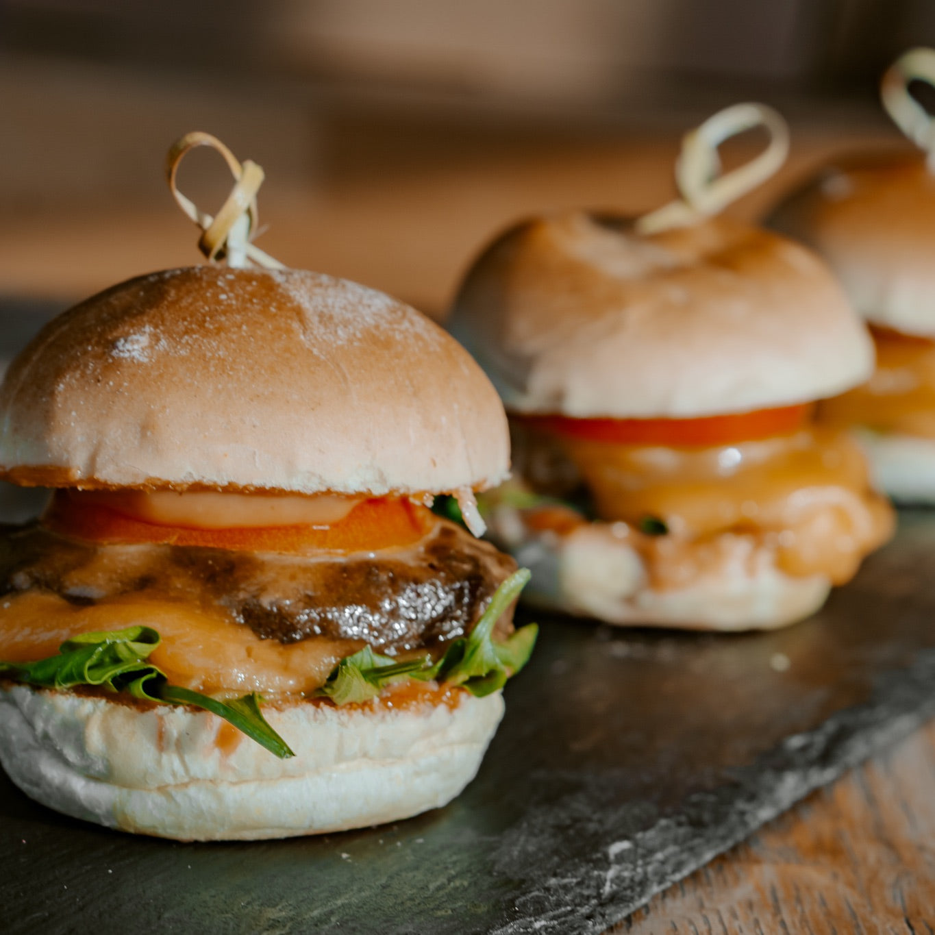 Mini Pulled Turkey Burger