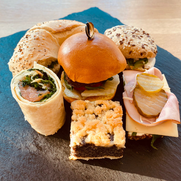 Lunch Fingerfood: 5 pikant + 1 süß