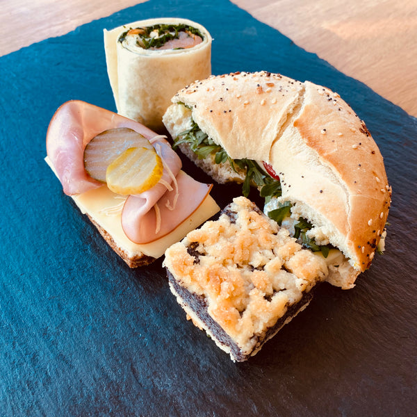 Lunch Fingerfood: 3 pikant + 1 süß