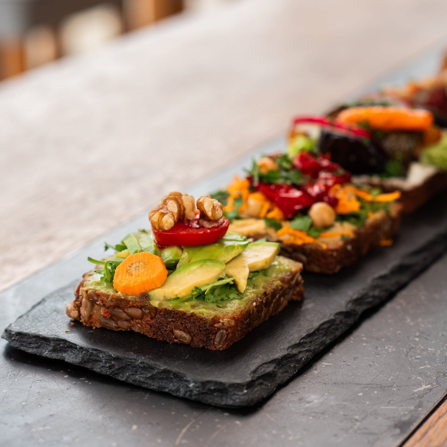 Belegtes Brot Avocado