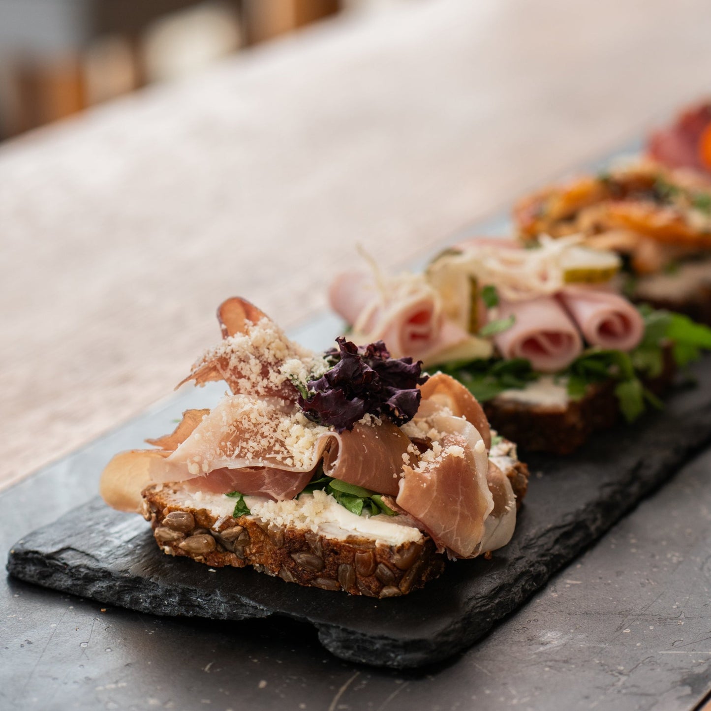 Belegtes Brot Prosciutto