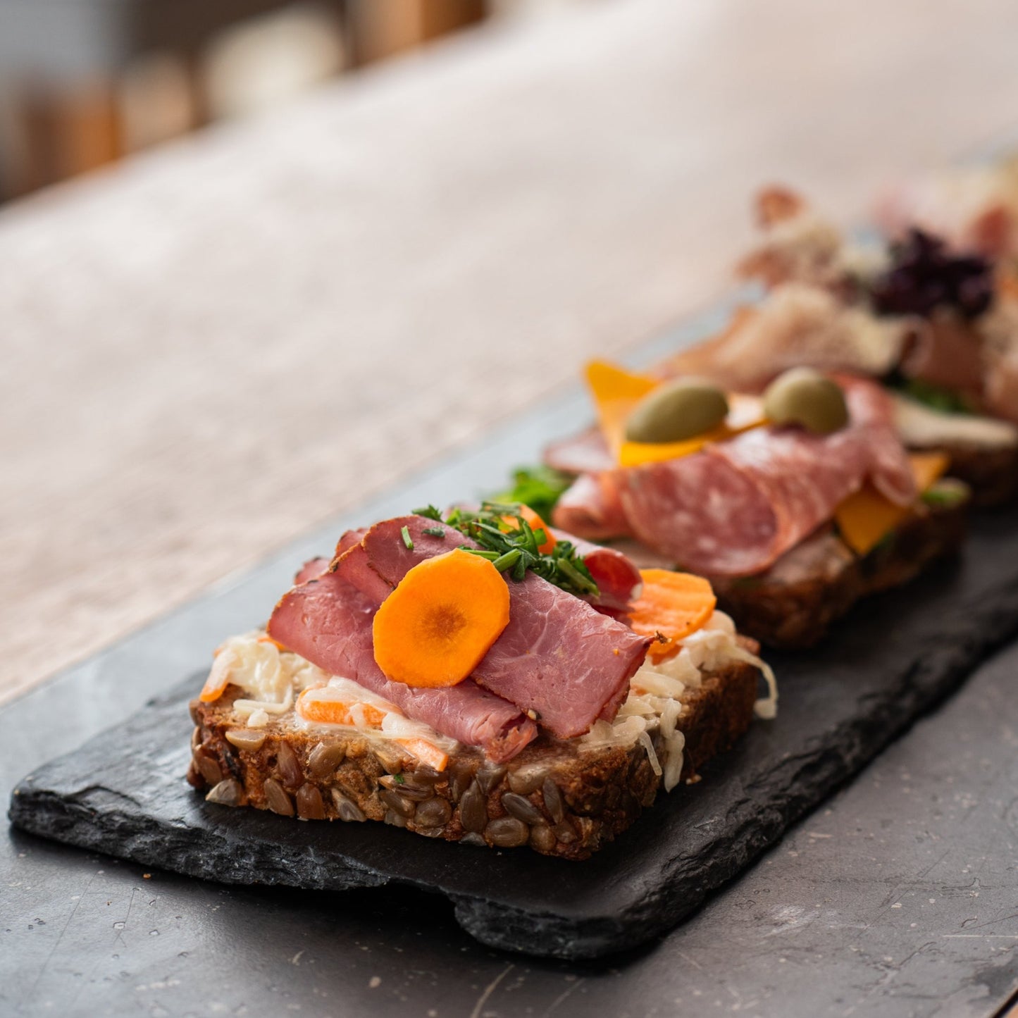 Belegtes Brot Roast Beef