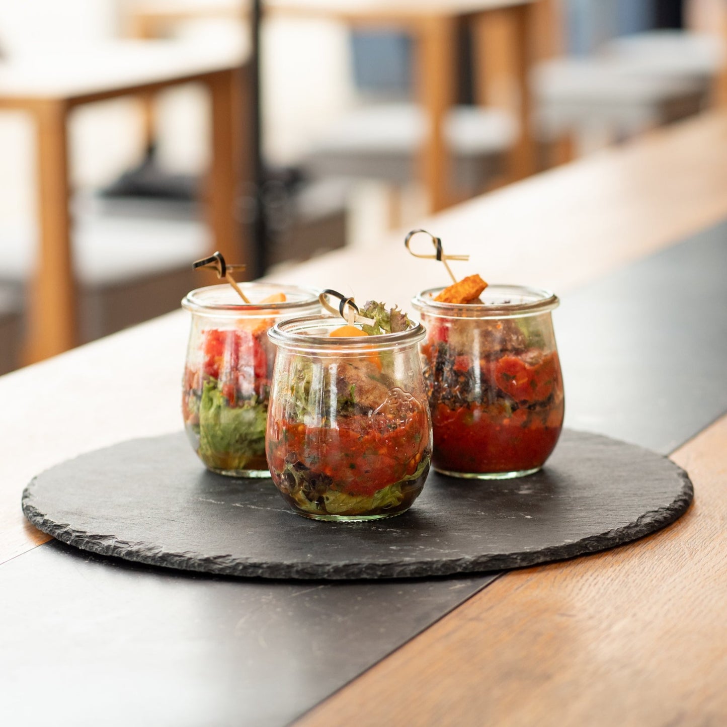 Pikantes Glas Bifteki