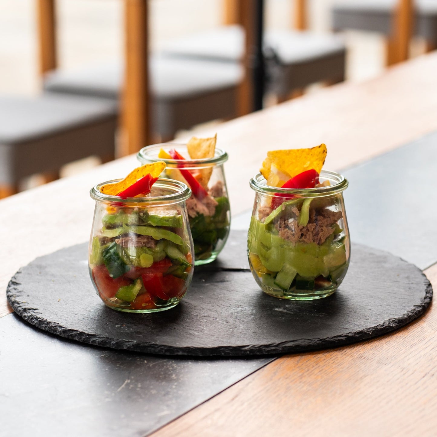 Pikantes Glas Thunfischsalat