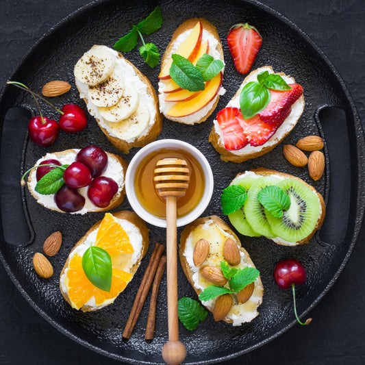 Süßes Bruschetta